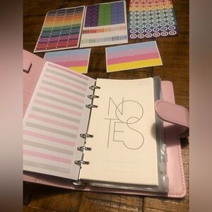 Budget Binder planner With Zipper Envelopes A6 Binder With Cash Envelopes